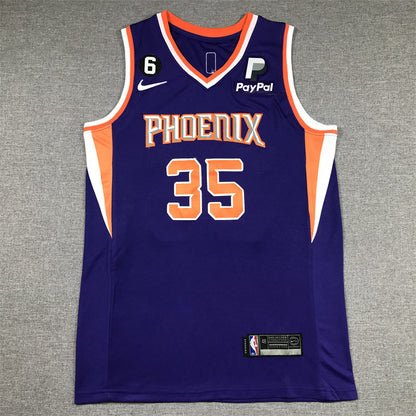 Men's Phoenix Suns Kevin Durant #35 Purple 2022/23 Swingman Jerseys - Classic Edition