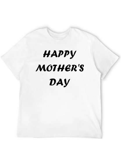 Happy Mothers Day T-Shirt - Black