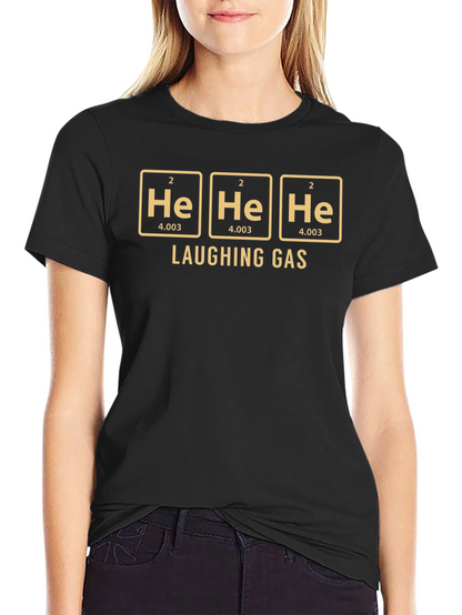Laughing Gas Science T-Shirt Helium Chemistry Tee
