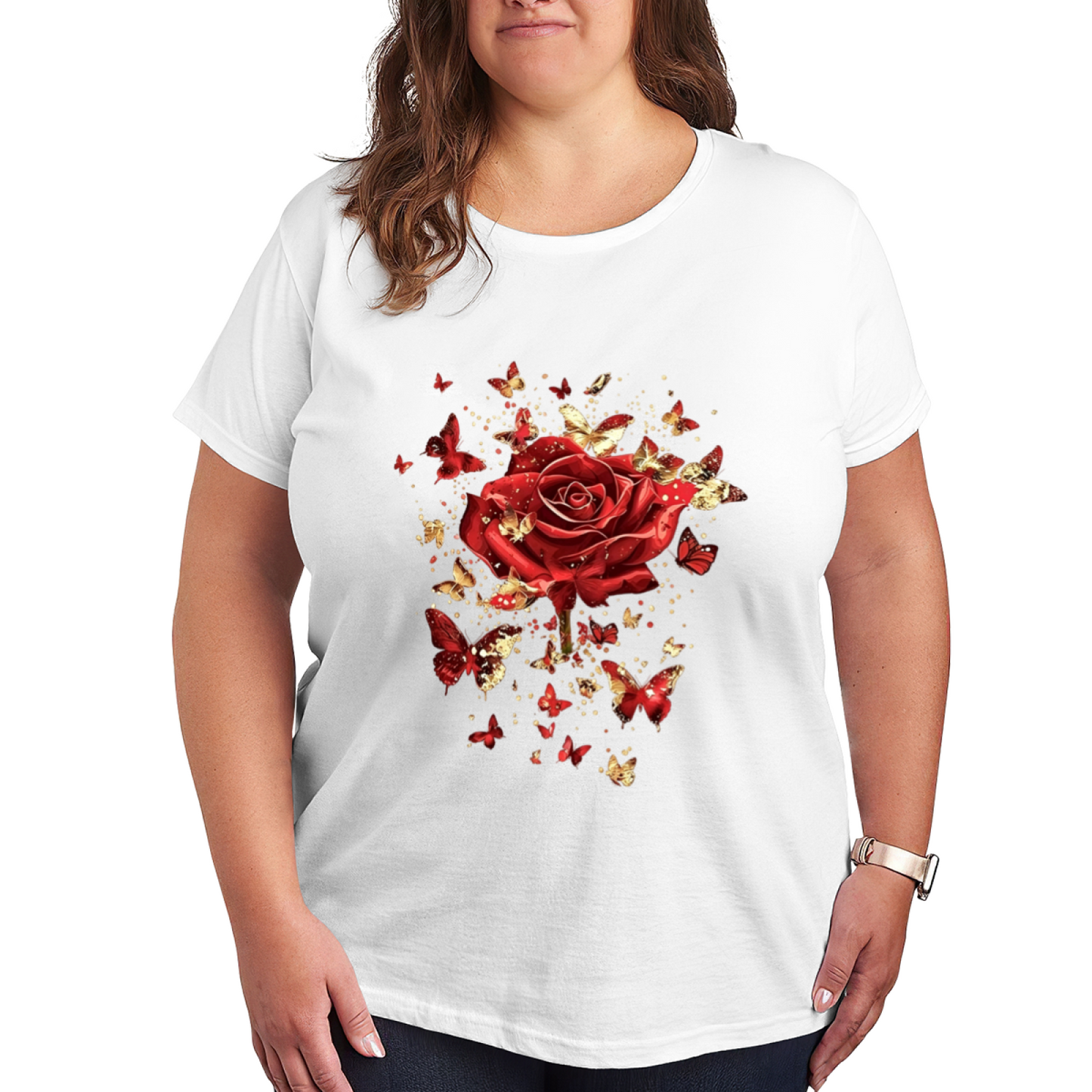 Pink Heart Lasso Cowgirl Hat Western Country T-Shirt