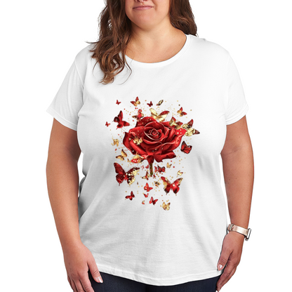 Pink Heart Lasso Cowgirl Hat Western Country T-Shirt