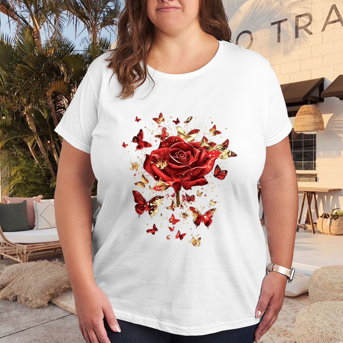 Pink Heart Lasso Cowgirl Hat Western Country T-Shirt