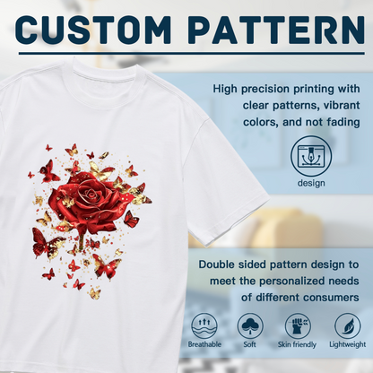 Pink Heart Lasso Cowgirl Hat Western Country T-Shirt