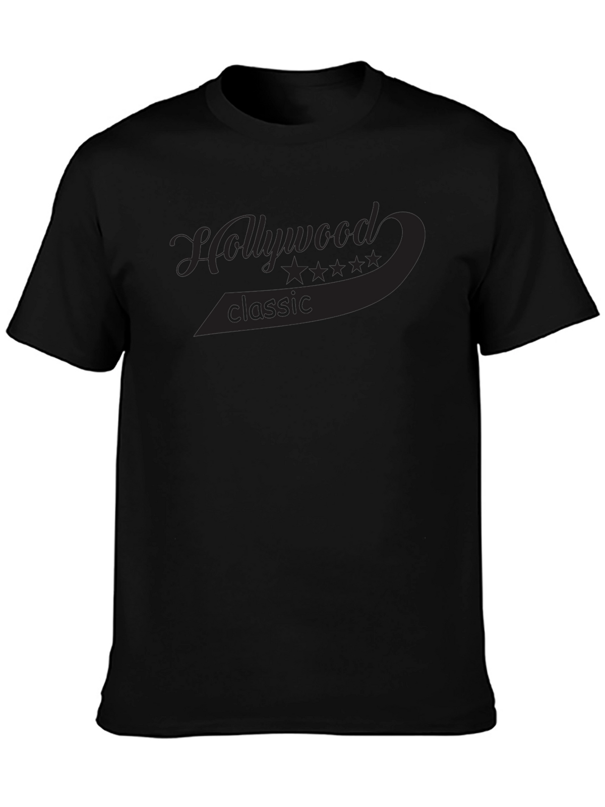 Hollywood Classic Black T-Shirt