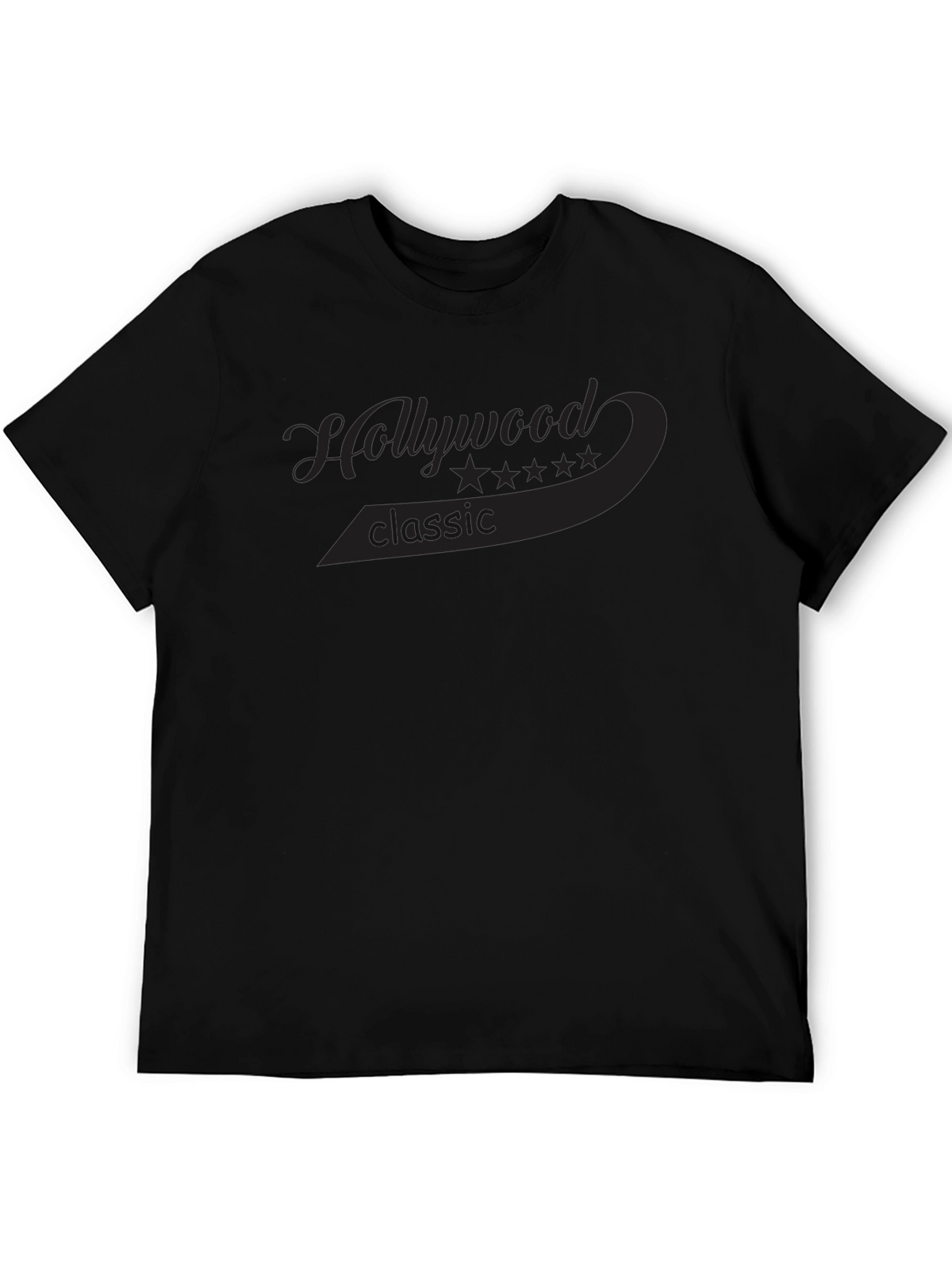 Hollywood Classic Black T-Shirt
