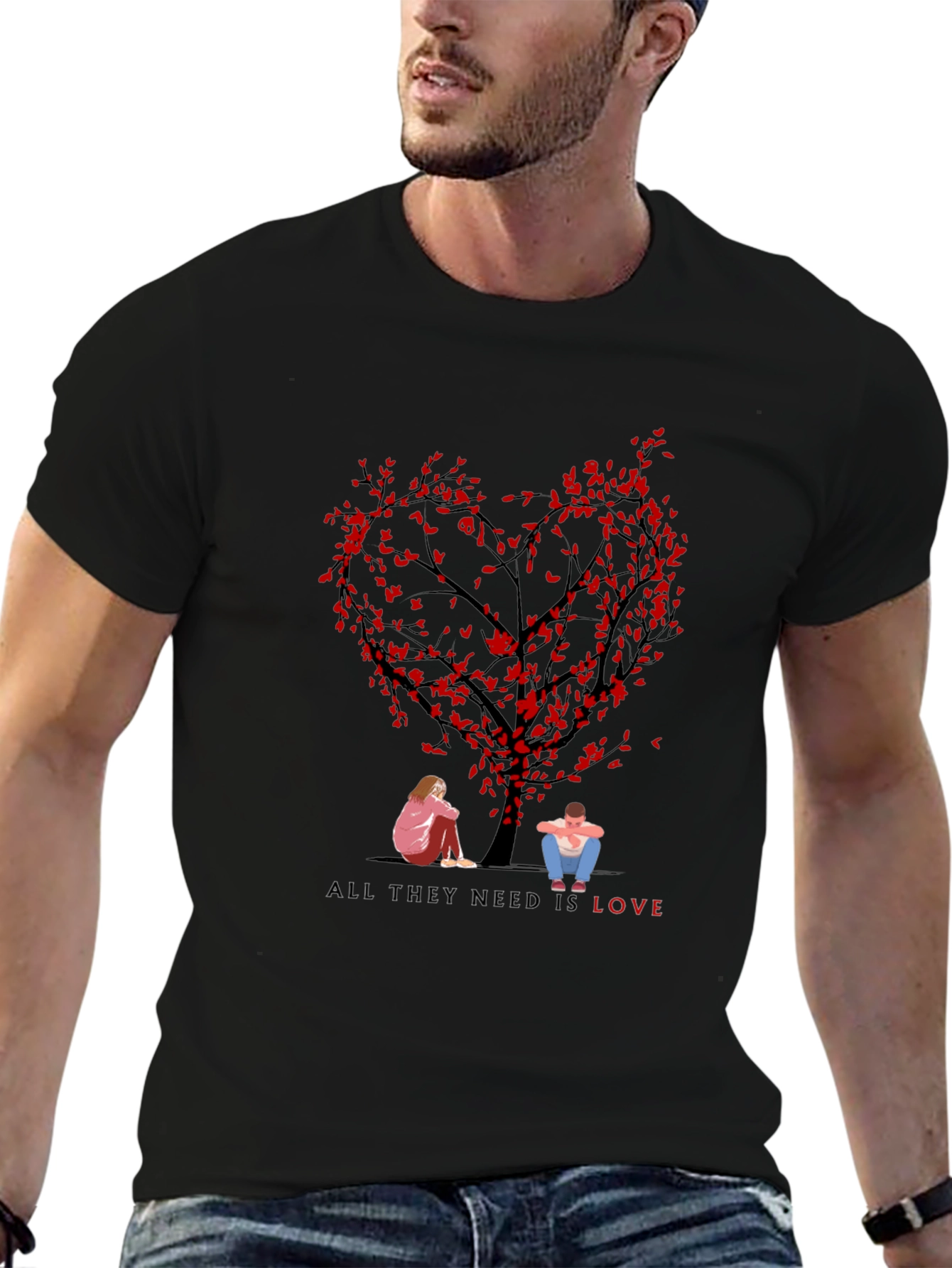 Love Tree Graphic Tee - Unisex Soft Cotton T-Shirt