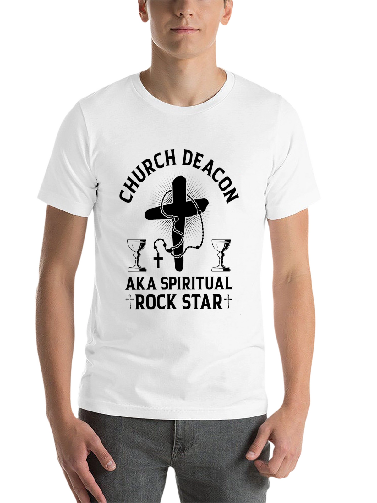 Church Deacon AKA Spiritual Rock Star T-Shirt