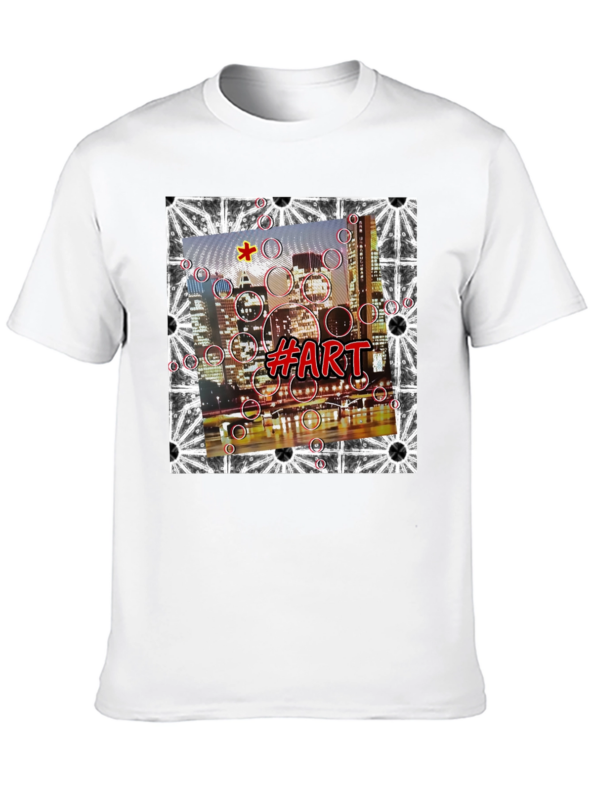 Abstract Cityscape Art Tee