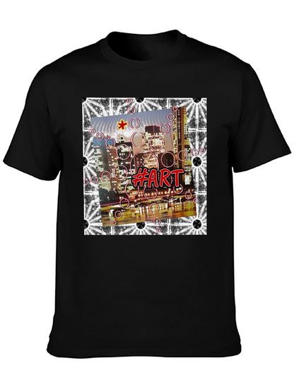 Abstract Cityscape Art Tee