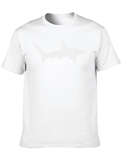 Shark Graphic Black T-Shirt - Mens Casual Style