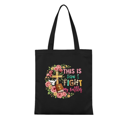 Ok Fine Minimal Stick Figure Canvas Bag | Funny Ins Daily Commute Handbag