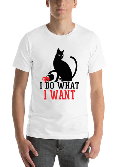 I Do What I Want Cat T-Shirt