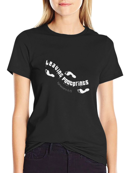 Leaving Footprints T-Shirt - Christian Apparel