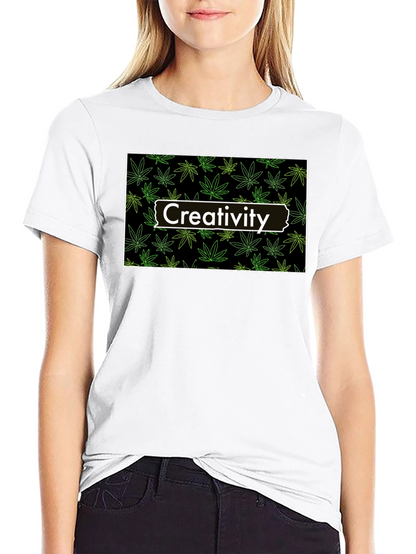 Creativity Marijuana Leaf T-Shirt