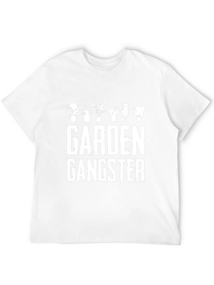 Garden Gangster Black Graphic T-Shirt