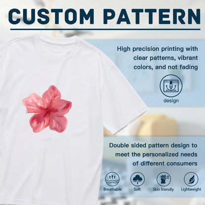Cute Weightlifting Bunny Gym Minimal Chest Print Tee