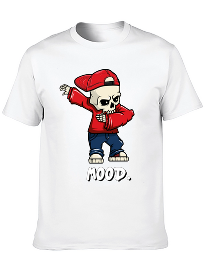 Mood Skeleton Dab Graphic Tee - Trendy Streetwear