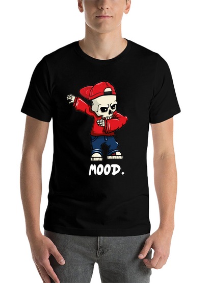 Mood Skeleton Dab Graphic Tee - Trendy Streetwear