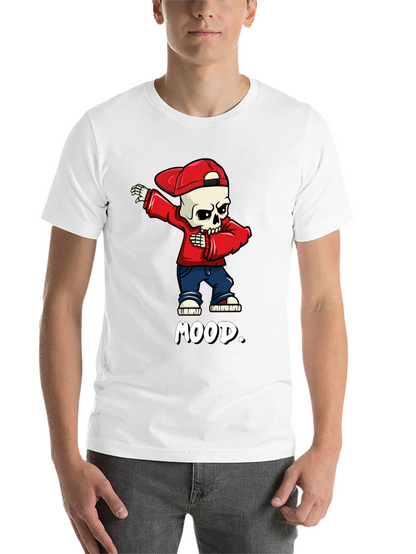 Mood Skeleton Dab Graphic Tee - Trendy Streetwear