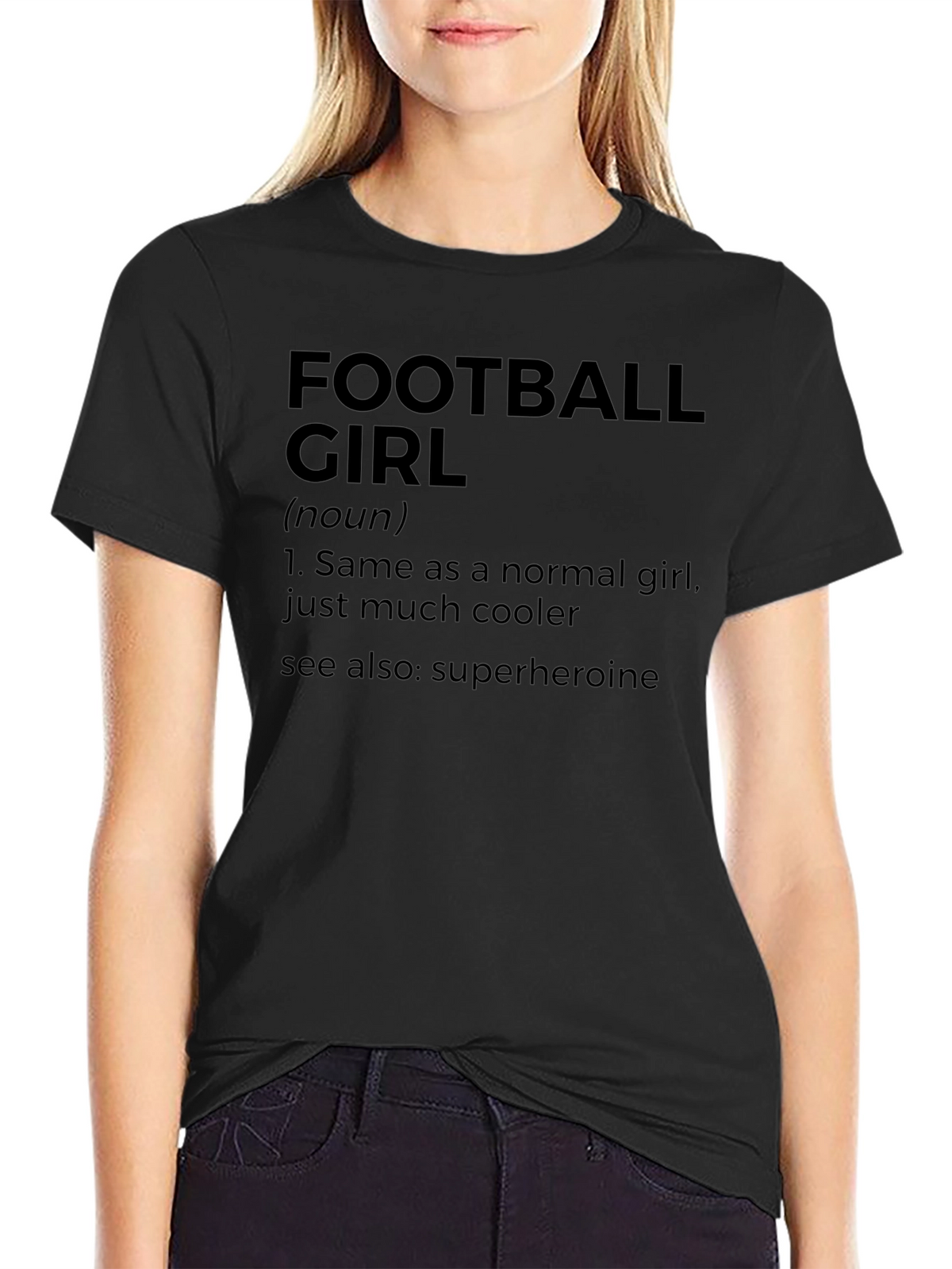 Football Girl Definition T-Shirt