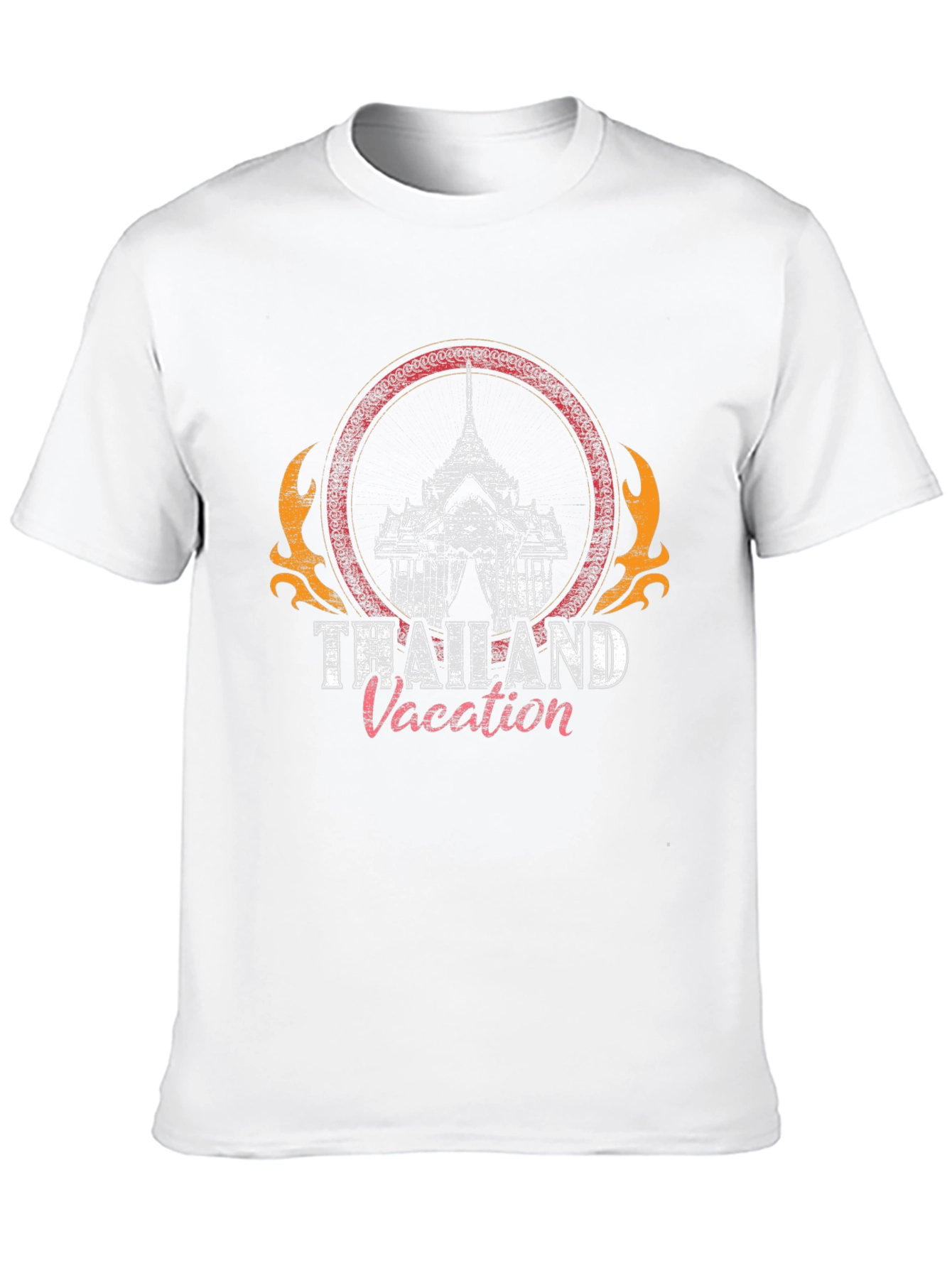 Thailand Vacation Graphic T-Shirt - Black