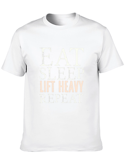 Eat Sleep Lift Heavy Repeat Graphic Tee