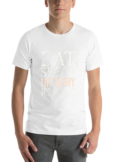 Eat Sleep Lift Heavy Repeat Graphic Tee