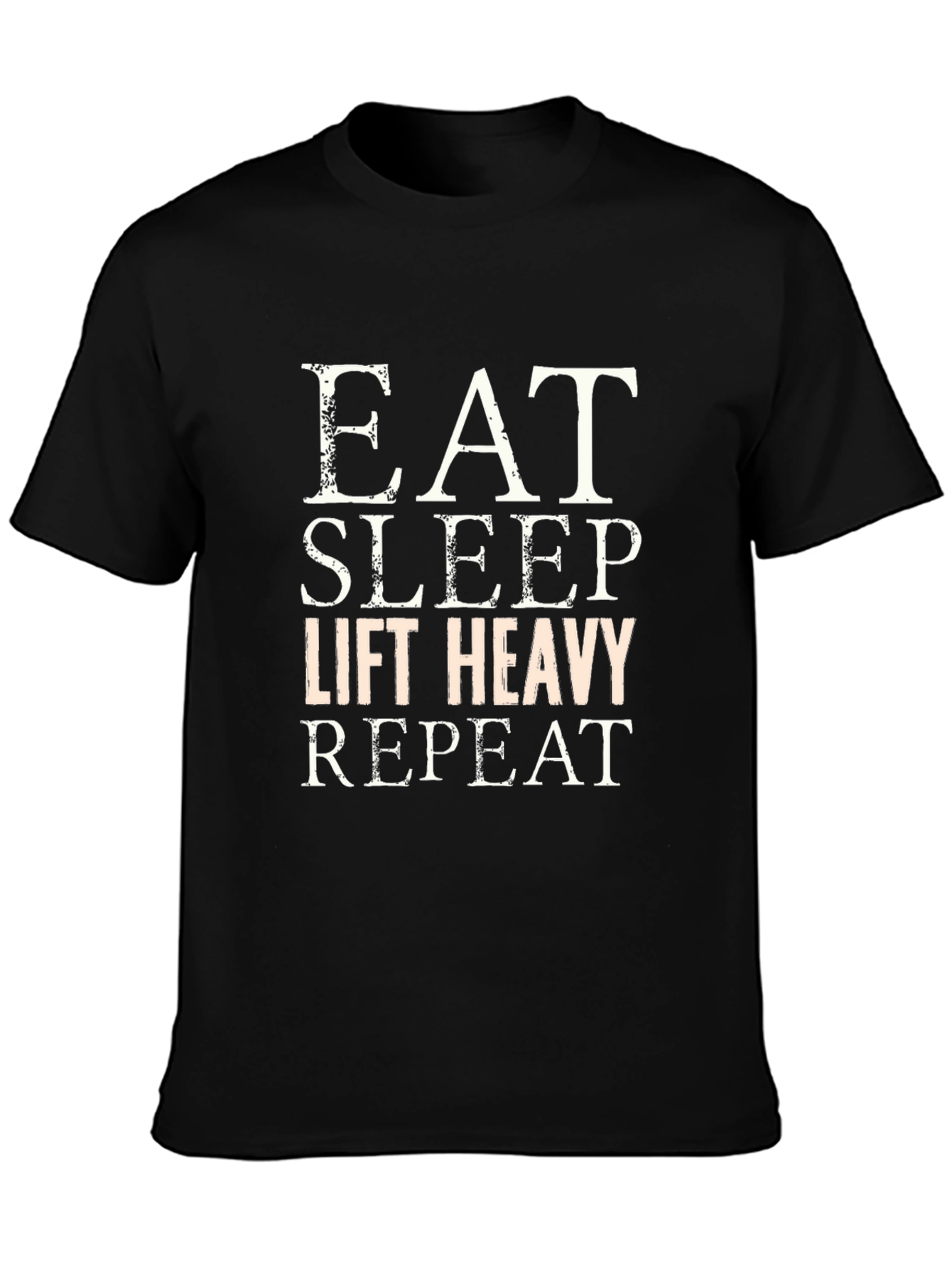 Eat Sleep Lift Heavy Repeat Graphic Tee