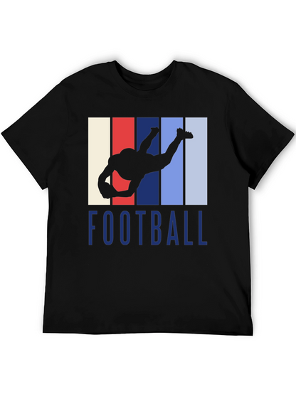 Football Player Silhouette T-Shirt