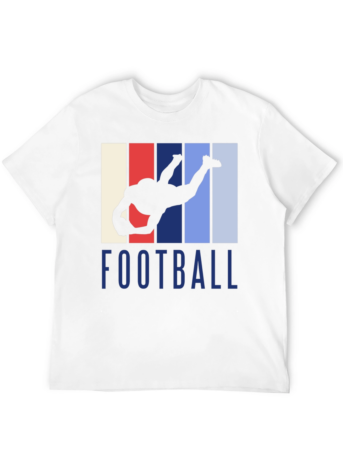 Football Player Silhouette T-Shirt