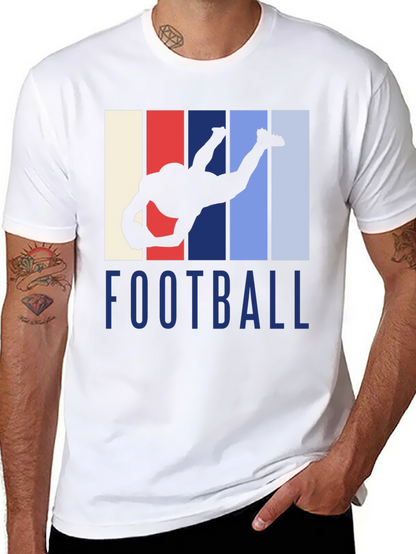 Football Player Silhouette T-Shirt