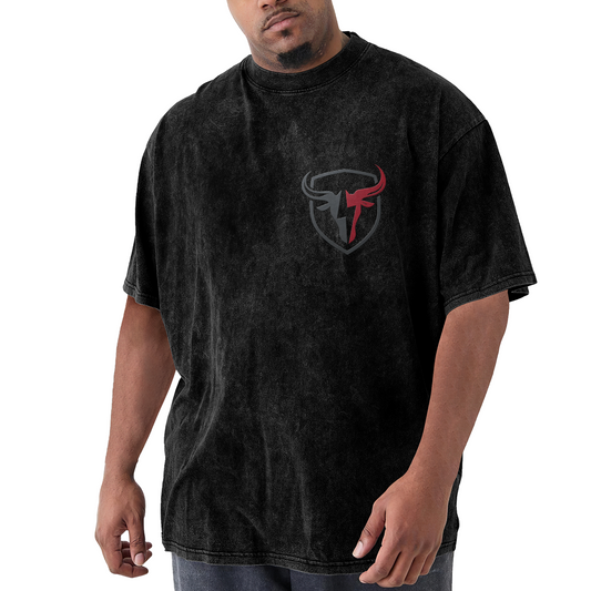 Red Black Bull Shield Logo