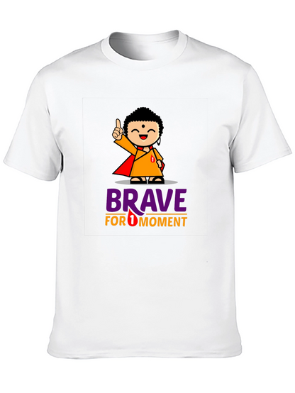 Brave for 1 Moment Graphic Tee - Black