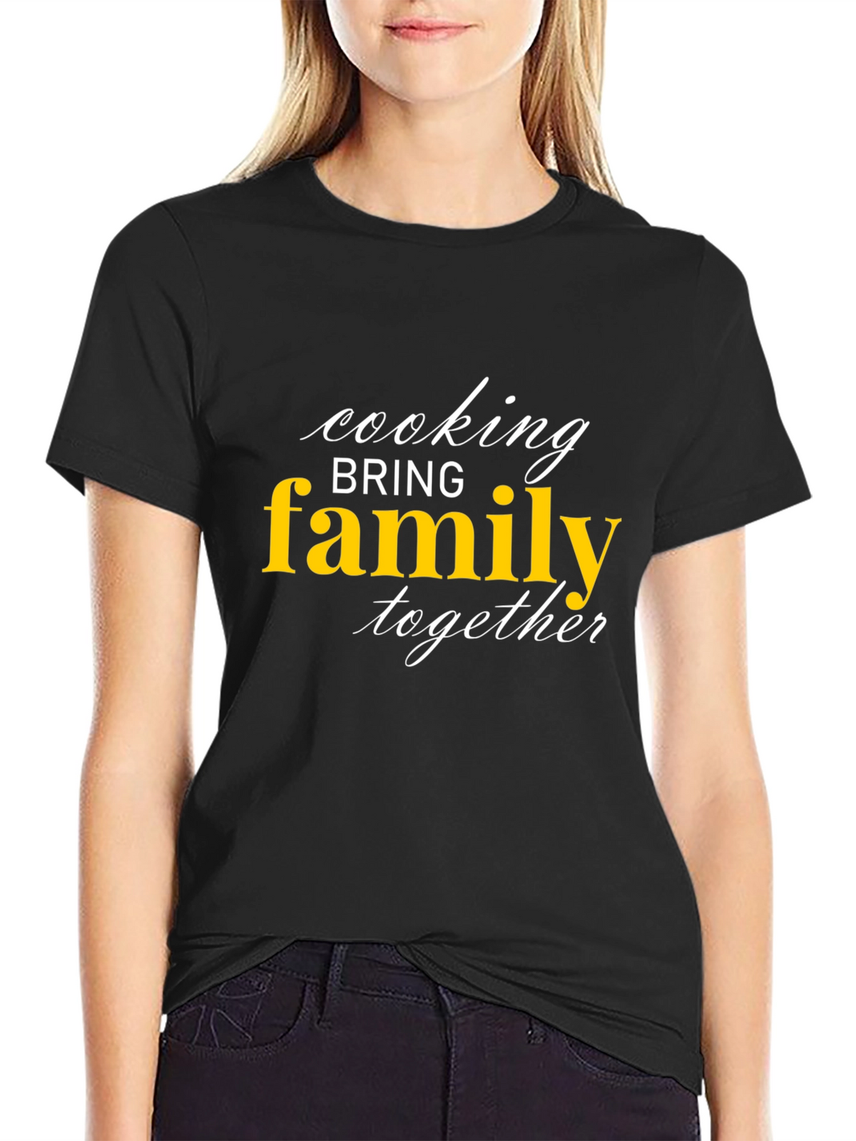 Cooking Brings Family Together Graphic Tee