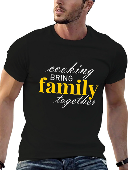 Cooking Brings Family Together Graphic Tee