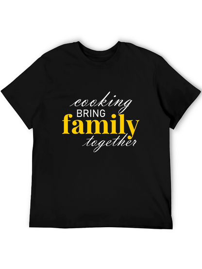 Cooking Brings Family Together Graphic Tee