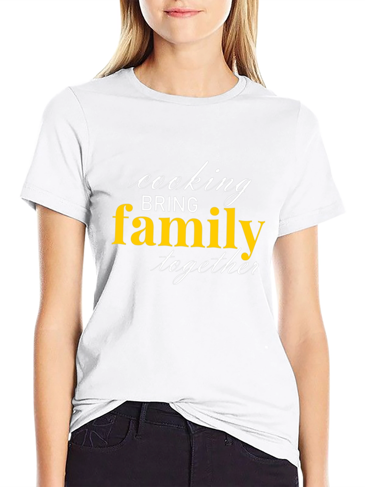 Cooking Brings Family Together Graphic Tee