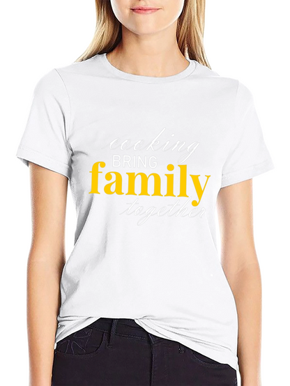 Cooking Brings Family Together Graphic Tee