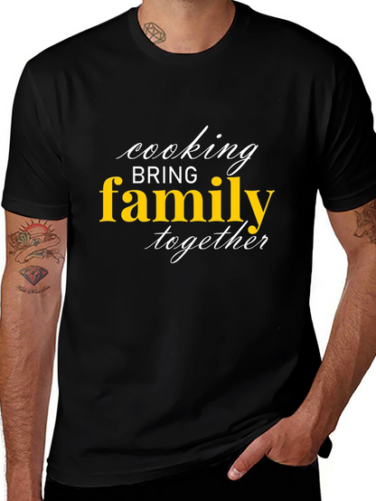 Cooking Brings Family Together Graphic Tee