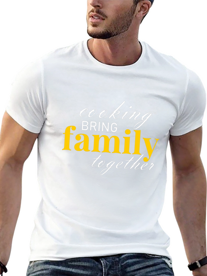 Cooking Brings Family Together Graphic Tee