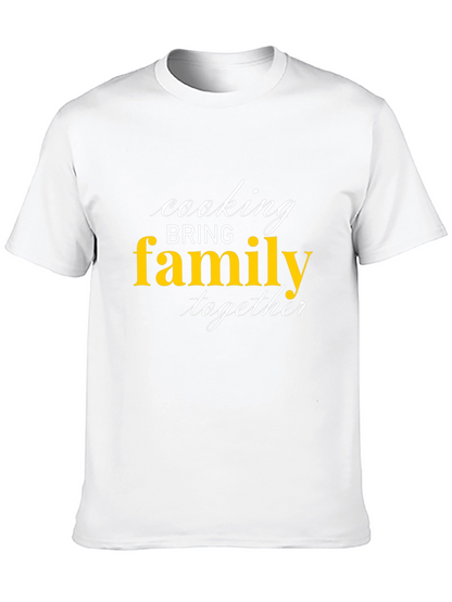 Cooking Brings Family Together Graphic Tee