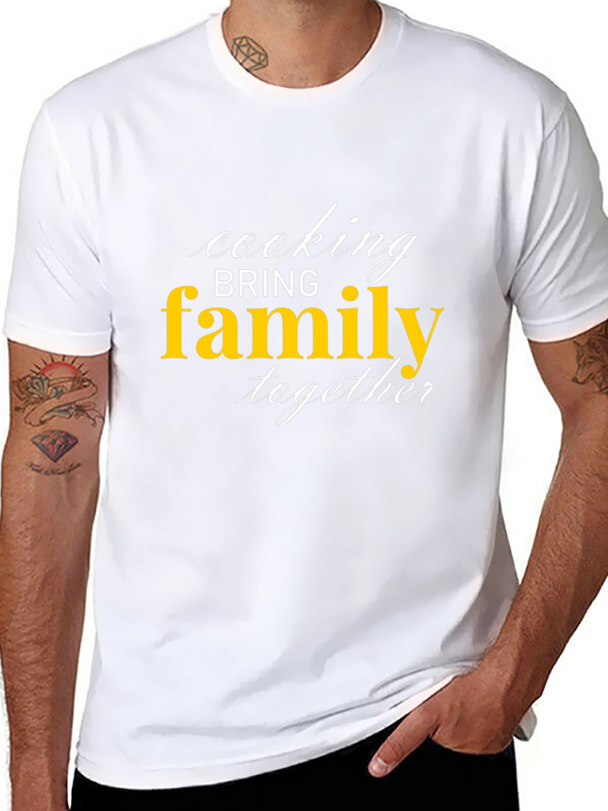 Cooking Brings Family Together Graphic Tee