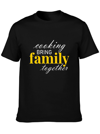 Cooking Brings Family Together Graphic Tee