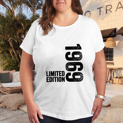 Vintage Distressed 1969 Limited Edition Birth Year Statement T-Shirt