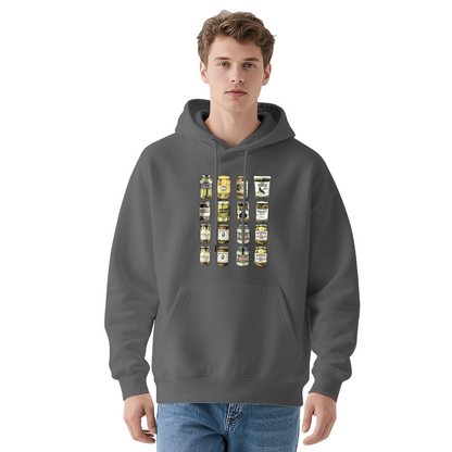 Fun Retro Canned Food Art Novelty Graphic Hoodie