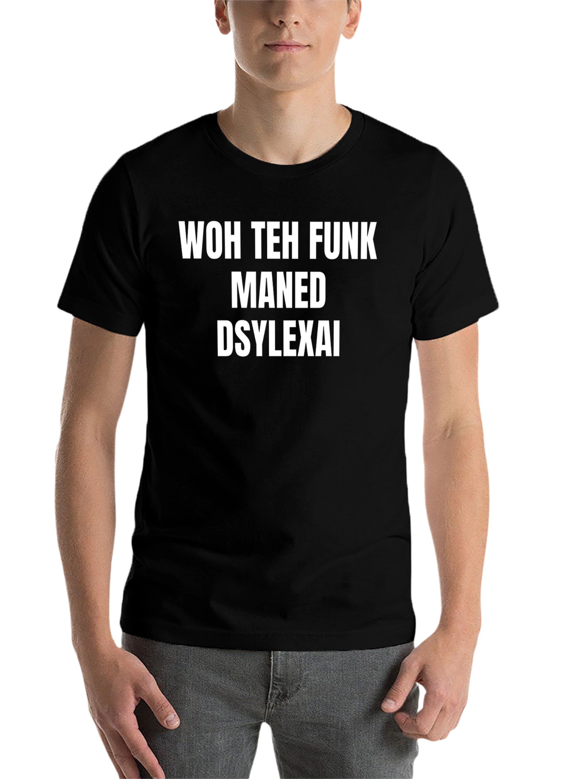 Dyslexia Themed Graphic Tee - Unisex