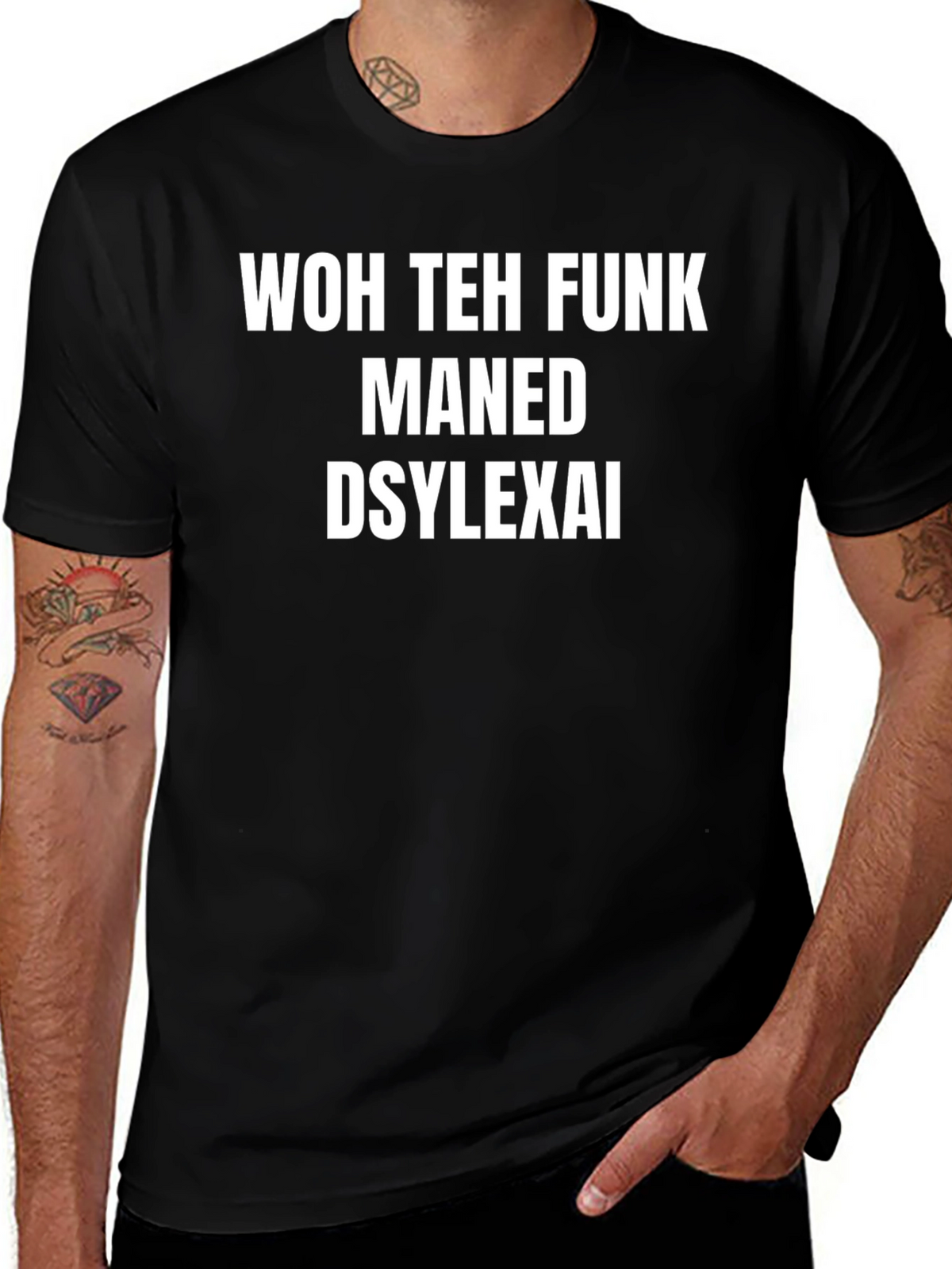 Dyslexia Themed Graphic Tee - Unisex