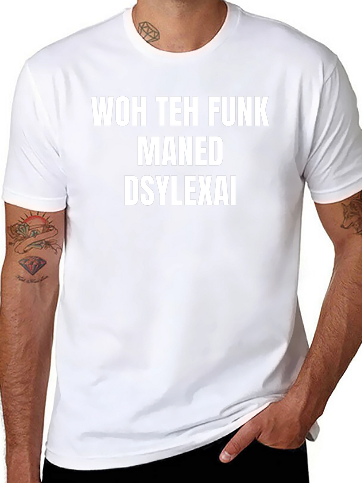 Dyslexia Themed Graphic Tee - Unisex