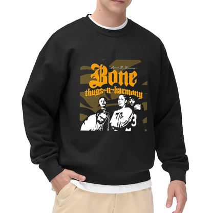 Bone Thugs?n?Harmony Classic 90s Hip?Hop Band Crewneck Sweatshirt
