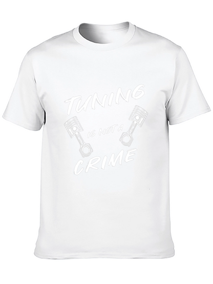 Tuning Is Not A Crime Black T-Shirt
